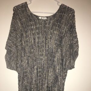Dolman short sleeve sweater